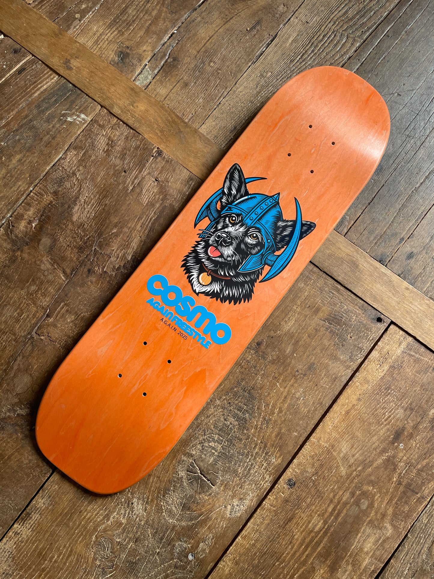 Deck Again Cosmo 7.5” - Orange/Blue
